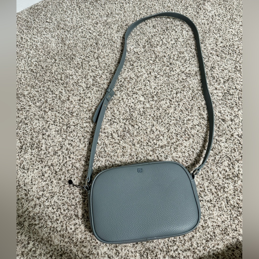 Gray corssbody bag. New without tags